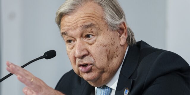 Γκουτέρες στη G20: “Ο κόσμος κατευθύνεται προς την κλιματική καταστροφή”