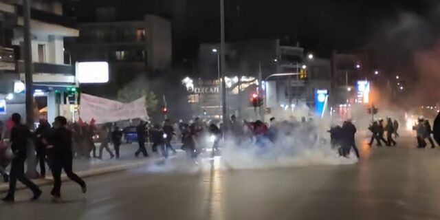 Θεσσαλονίκη: Επεισόδια στην αντιφασιστική πορεία στη Σταυρούπολη