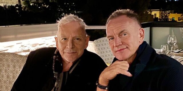 Θρυλική φωτογραφία: Eric Burdon και Sting ποζάρουν κάτω από την Ακρόπολη