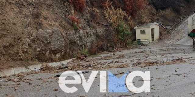 Η κακοκαιρία Αθηνά χτύπησε τη Βόρεια Εύβοια