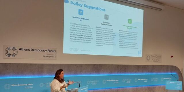 H Ericsson υπογραμμίζει τη σημασία του 5G για την Ελλάδα στο Athens Democracy Forum