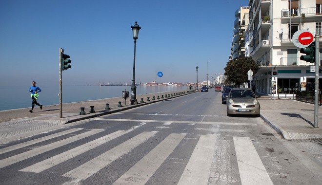 Θεσσαλονίκη: “Φράκαρε” το κέντρο λόγω έργων ασφαλτόστρωσης στη Λεωφόρο Νίκης