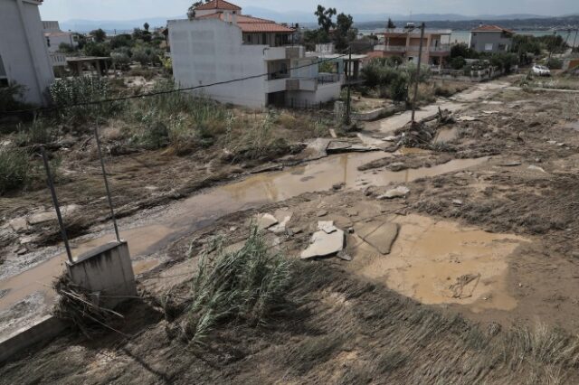 Κακοκαιρία Αθηνά: “Σάρωσε” τη Βόρεια Εύβοια – Πλημμύρες και κατολισθήσεις