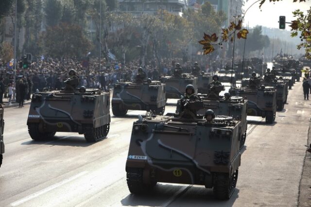 28η Οκτωβρίου: Μόνο στρατιωτικά τμήματα και για 60 λεπτά στην παρέλαση