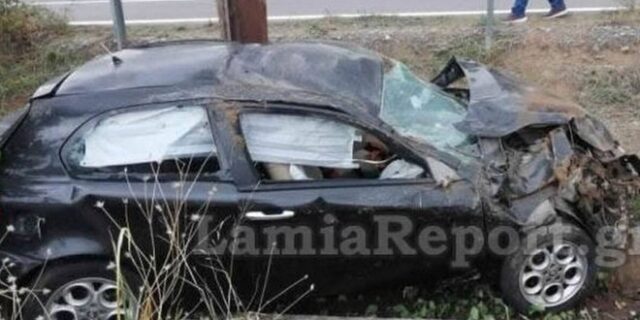 Λαμία: Νεκρός 22χρονος σε τροχαίο στον παράδρομο της Εθνικής Οδού