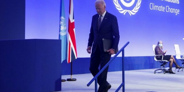 COP26: Η “συγγνώμη” Μπάιντεν για την αποχώρηση των ΗΠΑ από τη Συμφωνία του Παρισιού