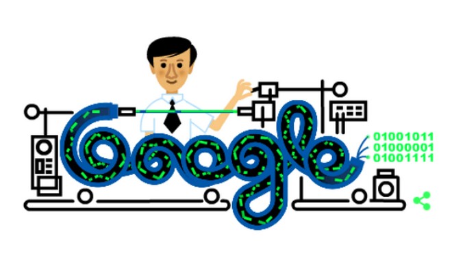 Charles K. Kao: Η Google τιμά με doodle τον “πατέρα” των οπτικών ινών