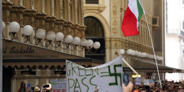 Ιταλία: Συλλήψεις αντιεμβολιαστών που καλούν σε βία