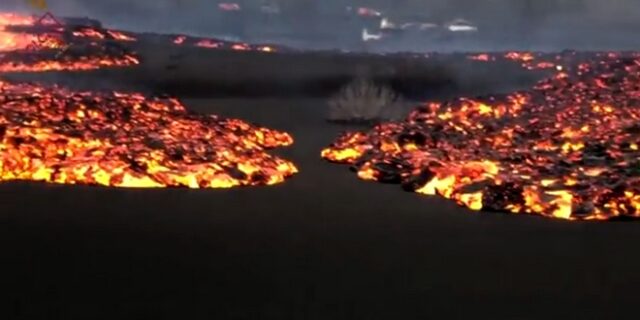 Λα Πάλμα: Η ηφαιστειακή λάβα σαρώνει τα πάντα στο πέρασμά της