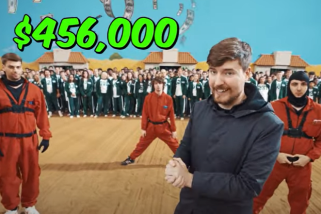 Squid Game: Αμερικανός YouTuber “ζωντανεύει” τα παιχνίδια και μοιράζει λεφτά