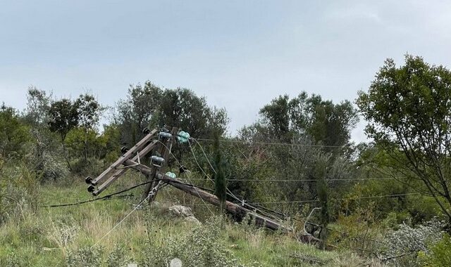 Κακοκαιρία: Μεγάλες καταστροφές στην Ηλεία – Ξεριζώθηκαν δέντρα, παρασύρθηκαν οχήματα