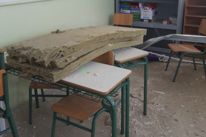 Θεσσαλονίκη: Παρέμβαση εισαγγελέα για την πτώση οροφής σε σχολείο