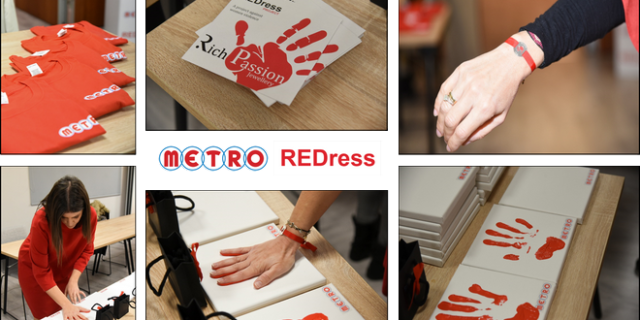 Η METRO συμμετέχει στη δράση #REDress, παίρνοντας θέση ενάντια στην έμφυλη βία!