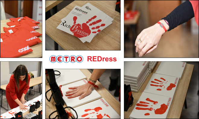 Η METRO συμμετέχει στη δράση #REDress, παίρνοντας θέση ενάντια στην έμφυλη βία!