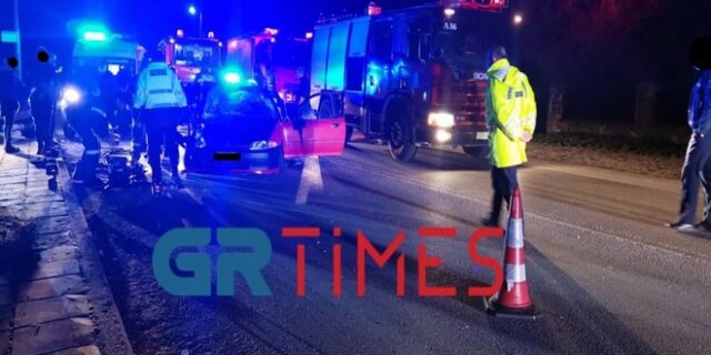 Θεσσαλονίκη: Σοβαρό τροχαίο με τέσσερις τραυματίες