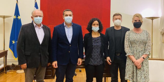 Αλέξης Τσίπρας: Συναντήθηκε με την ηγεσία της ευρωομάδας της Αριστεράς