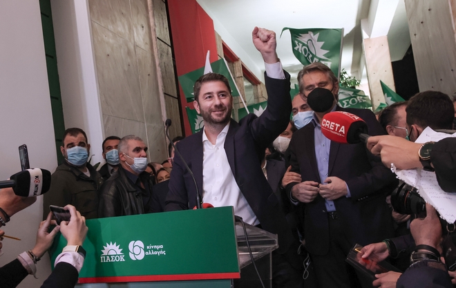 Εκλογές ΚΙΝΑΛ – Νίκος Ανδρουλάκης: “Το ΠΑΣΟΚ επέστρεψε, είναι εδώ, ενωμένο, δυνατό”