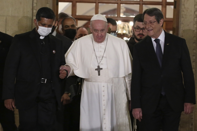 Πάπας Φραγκίσκος: “Τρομερό το τραύμα που έχει υποστεί η Κύπρος τις τελευταίες δεκαετίες”