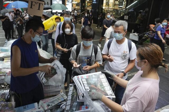 “Χρυσή Πένα της Ελευθερίας”: Στον Jimmy Lai και στο Apple Daily Newsroom το βραβείο κατά της λογοκρισίας