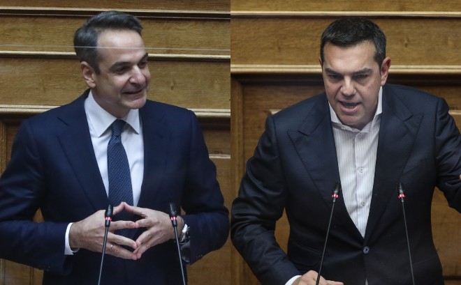 Μητσοτάκης και Τσίπρας έκλεισαν τη χρονιά με σκληρό ροκ – Οι ΜΕΘ και το αίτημα για εκλογές