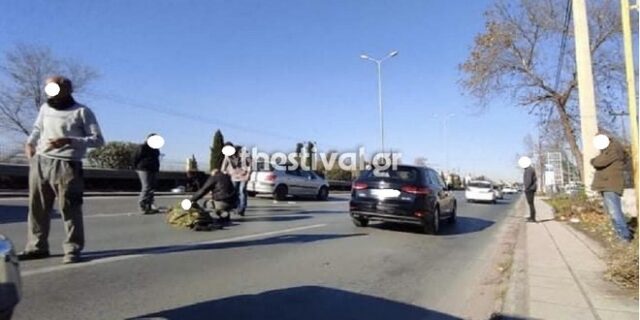 Θεσσαλονίκη: Παράσυρση ηλικιωμένης από ΙΧ στη λεωφόρο Γεωργικής Σχολής