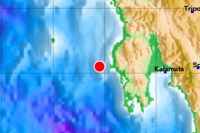 Σεισμός 4,1 Ρίχτερ κοντά στην Κυπαρισσία