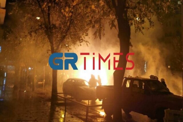 Θεσσαλονίκη: Επεισόδια με μολότοφ και δεκάδες προσαγωγές μετά την πορεία για τον Γρηγορόπουλο