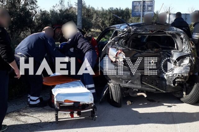 Σοβαρό τροχαίο στην Πατρών – Πύργου: Σύγκρουση νταλίκας με αυτοκίνητο – Ένας τραυματίας