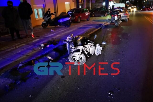Θεσσαλονίκη: Σοβαρό τροχαίο με τραυματία στη Νεάπολη