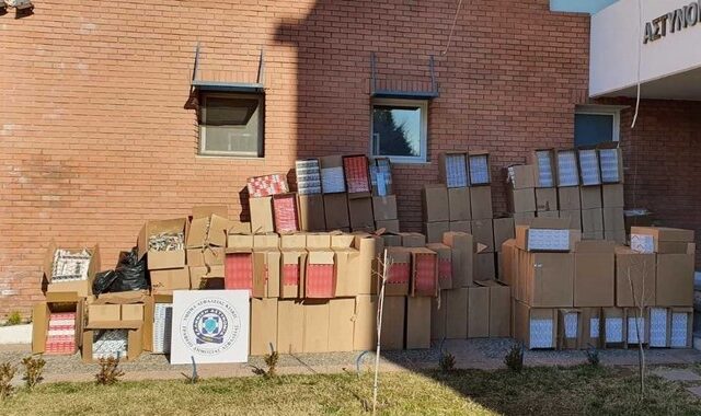 Θεσσαλονίκη: Εντοπίστηκαν 1,4 εκατ. λαθραία τσιγάρα σε αποθήκη