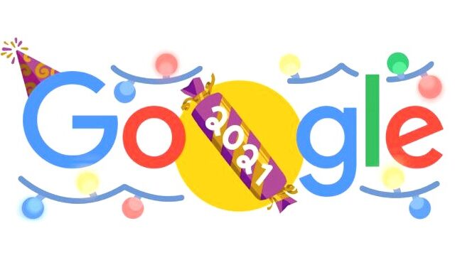 Google: Αποχαιρετά το 2021 με ένα εορταστικό doodle
