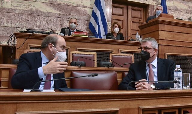 Βουλή: Ελληνική σημαία έπεσε στο κεφάλι υπαλλήλου