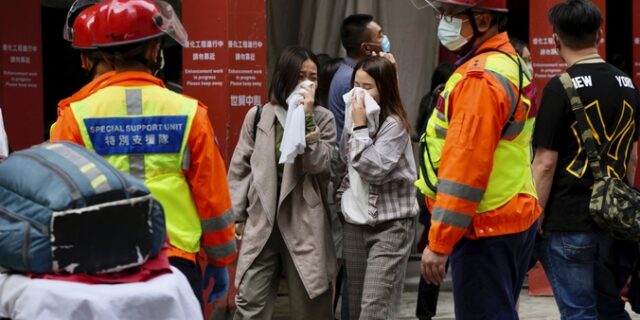 Χονγκ-Κονγκ: Φωτιά στο Παγκόσμιο Κέντρο Εμπορίου – Εκατοντάδες παγιδευμένοι