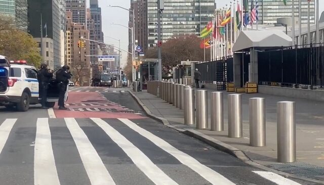 Συναγερμός στη Νέα Υόρκη: Ένοπλος έξω από την έδρα του ΟΗΕ