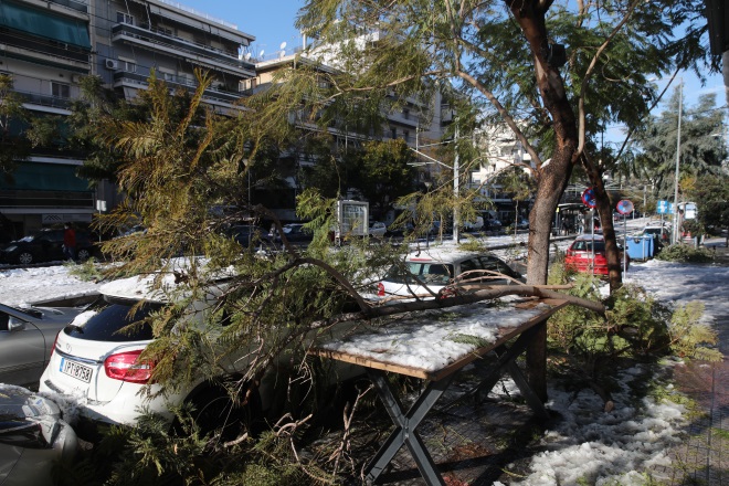 Κακοκαιρία Ελπίδα: Ξεκίνησε η υποβολή αιτήσεων από τους ιδιοκτήτες οχημάτων που υπέστησαν ζημιές