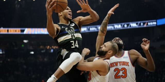 Μπακς – Νικς 123-108: Ραψωδία Αντετοκούνμπο και νίκη για το Μιλγουόκι