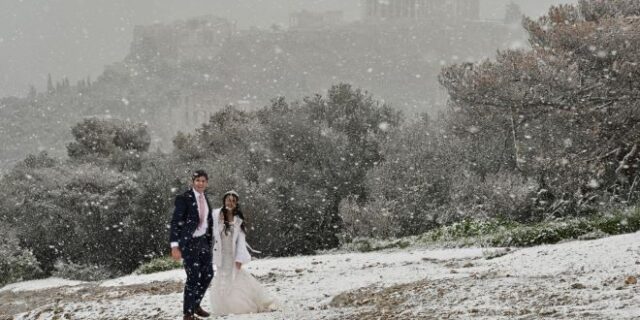 Κακοκαιρία Ελπίδα: Εντυπωσιακές εικόνες από τα χιονισμένα τοπία σε όλη τη χώρα