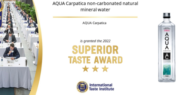 Τα προϊόντα AQUA Carpatica διακρίνονται στις Βρυξέλλες