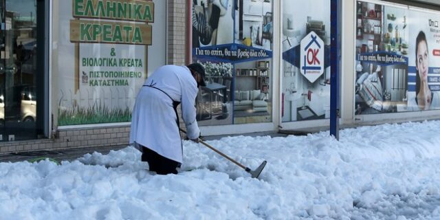 Κακοκαιρία Ελπίδα: Σε βαθιά “κατάψυξη” η αγορά, μετρά χαμένες μέρες και συσσωρευμένες υποχρεώσεις