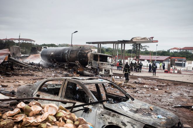 Γκάνα: Νεκροί και τραυματίες από την ισχυρή έκρηξη φορτηγού