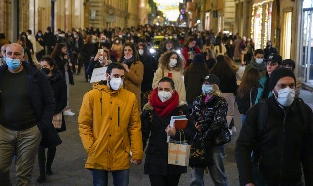 Ιταλία: Το 9% του πληθυσμού παραμένει ανεμβολίαστο