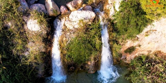 Ο διπλός καταρράκτης Βαλανάρη της Πεντέλης