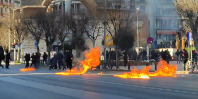Θεσσαλονίκη: Επεισόδια μετά το τέλος της πορείας για τις καταλήψεις