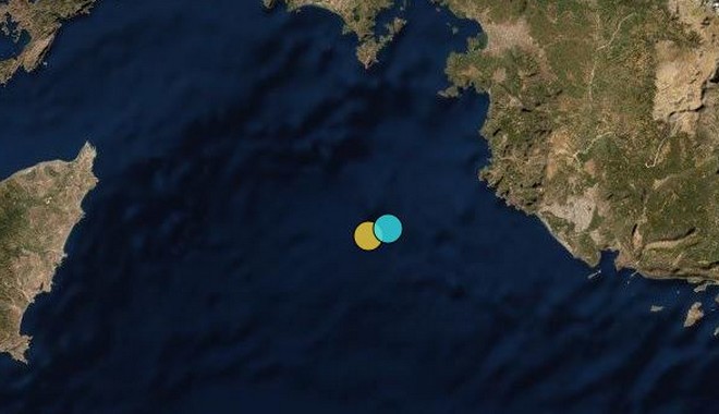 Σεισμός 4,5 Ρίχτερ κοντά στη Ρόδο
