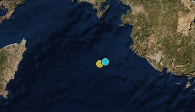 Σεισμός 4,5 Ρίχτερ κοντά στη Ρόδο