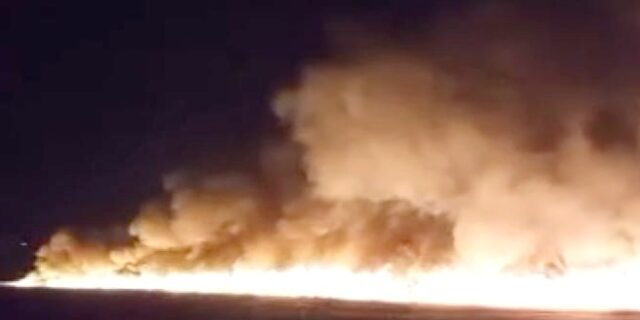 Κορινθία: Φωτιά σε προστατευμένο υδροβιότοπο στη λίμνη Στυμφαλία