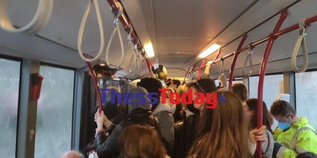 Θεσσαλονίκη – Κορονοϊός: Στο κόκκινο τα κρούσματα, το ίδιο και ο συνωστισμός στα λεωφορεία