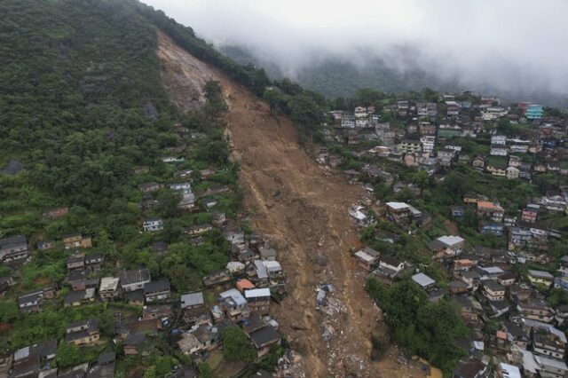 Βραζιλία: Στους 58 οι νεκροί από τις πλημμύρες και τις κατολισθήσεις στην Πετρόπολις