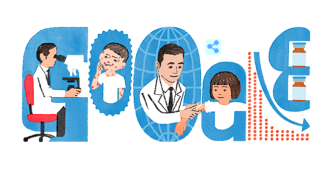 Michiaki Takahashi: Η Google τιμά με doodle τον γιατρό που ανέπτυξε το πρώτο εμβόλιο κατά της ανεμοβλογιάς