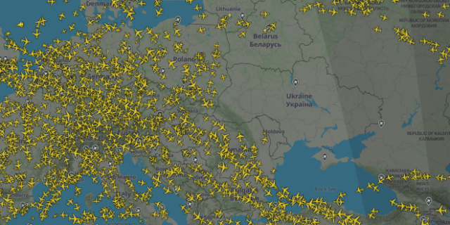 ΥΠΑ: Notam για απαγόρευση πτήσεων στον εναέριο χώρο της Ουκρανίας